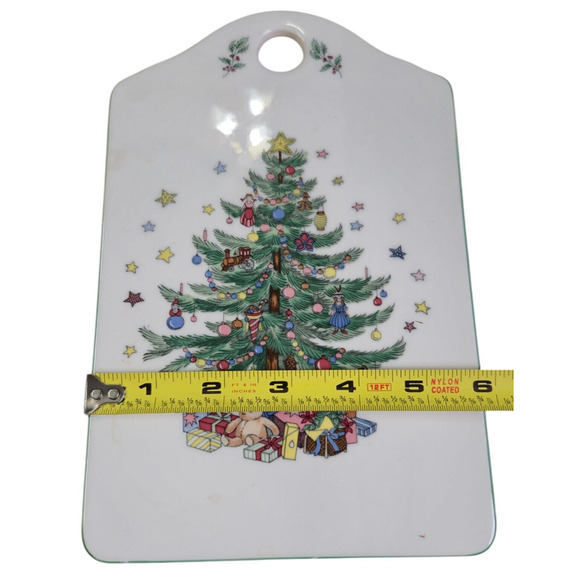 NIKKO Christmastime Cheese Board And Candy Dish Japan Christmas New Years - Picture 8 of 10